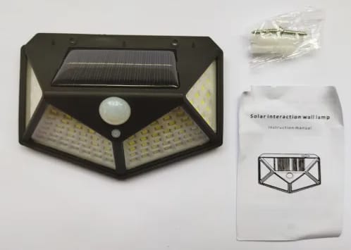 Solar Wall Lamp Garden Lighting Waterproof Human Body Sensor Light