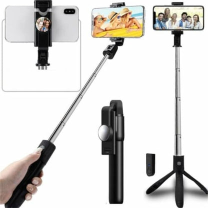 Bluetooth Selfie Stick Integrated Tripod For IOS And Android K10 AS50425