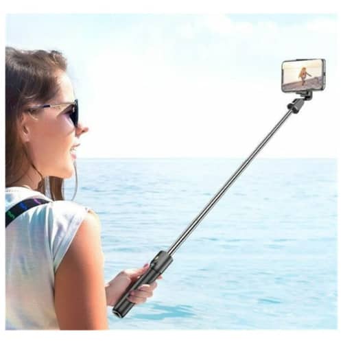 Bluetooth Selfie Stick Integrated Tripod For IOS And Android K10 AS50425