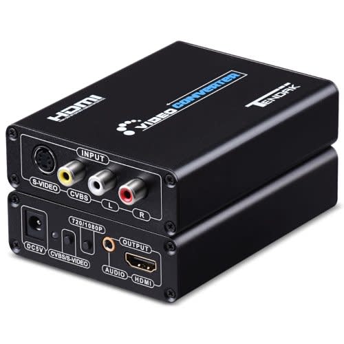 SE-L53 HDMI to Composite 3RCA AV S-Video R/L Audio Vdieo Converter Adapter Supports 720P/1080P
