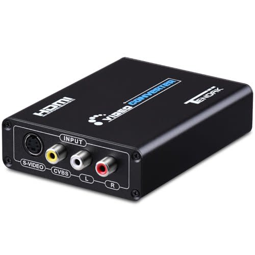 SE-L53 HDMI to Composite 3RCA AV S-Video R/L Audio Vdieo Converter Adapter Supports 720P/1080P