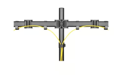 Dual Arm Table Top Monitor Clamp Stand 13 To 27