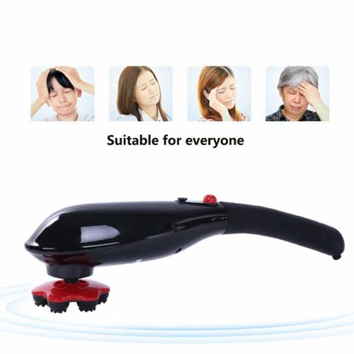 Handheld Back Massager, Rechargeable, 7 Massage Heads
