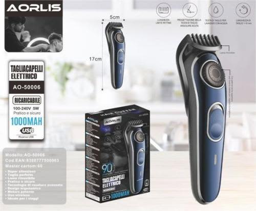 Aorlis Rechargeable 1000mah Battery Shaver