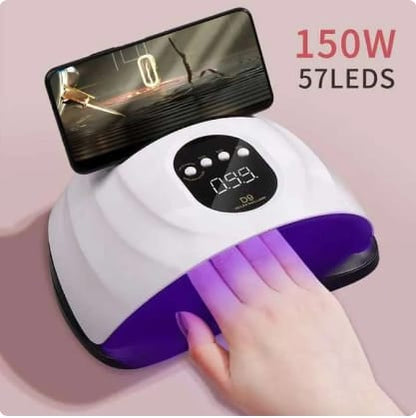 Nail Polish Dryer 150W UV LED Nail Dryer Light 57 LED