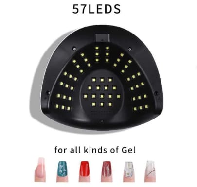 Nail Polish Dryer 150W UV LED Nail Dryer Light 57 LED