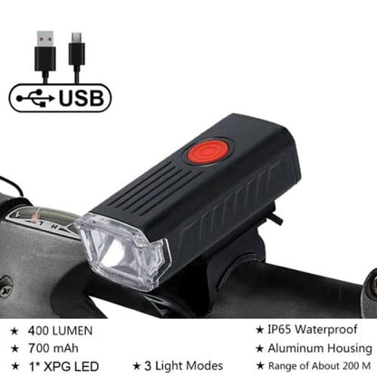 USB Rechargeable Bicycle Bicycle LED Hazard Light Waterproof