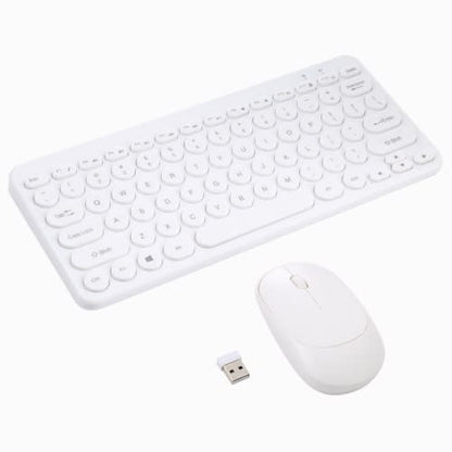 Portable Multimedia Wireless Keyboard and Mouse (Black) Pictures for Reference