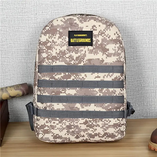 1pc Camouflage Backpack Large Capacity Lightweight Travel Commuter Bag