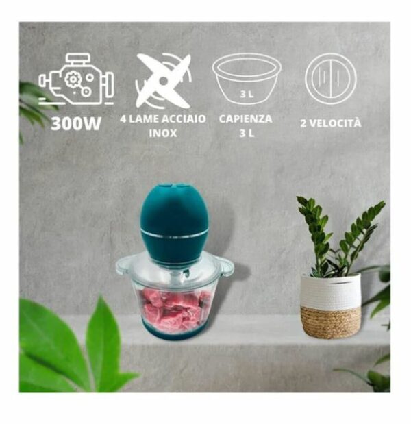 Aorlis AO-78205 Multifunctional 300W Electric Food Grinder 3l