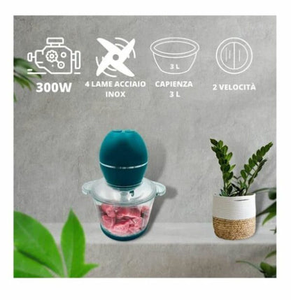 Aorlis AO-78205 Multifunctional 300W Electric Food Grinder 3l