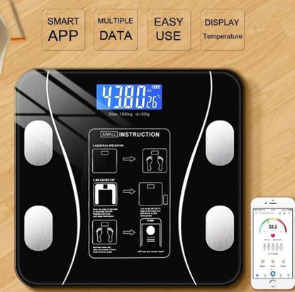 Wireless Rechargeable  Digital Bathroom Scale OKOK  Health App