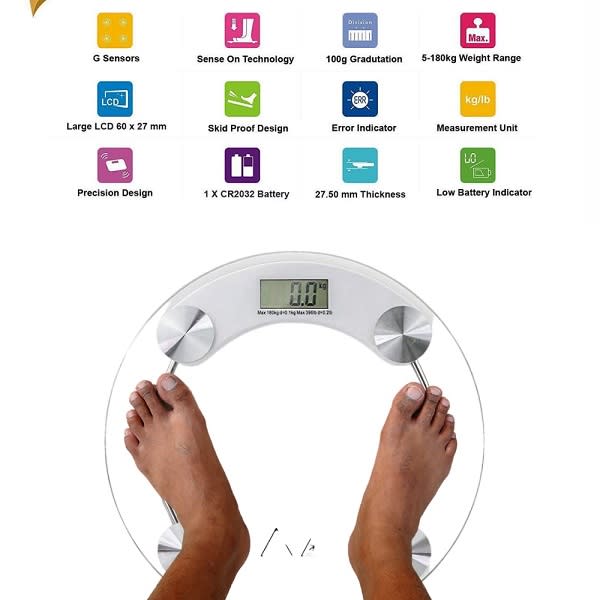 Aerbes Round Body Weight  Scale