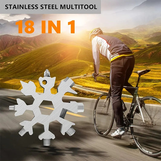 18 In 1 Snowflake Multitool, Christmas Stocking Stuffer,Unique Gifts For Men Women, Snowflake Multi-Tool,Screwdriver Christmas Gift