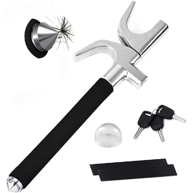 Jiageng JG68 Car Steering Wheel Lock With Hammer Head