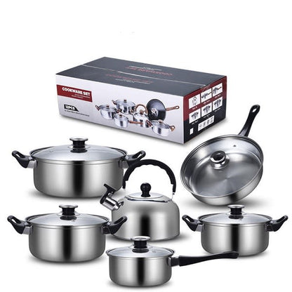 Stainless Steel Cookware Set 11 Piece