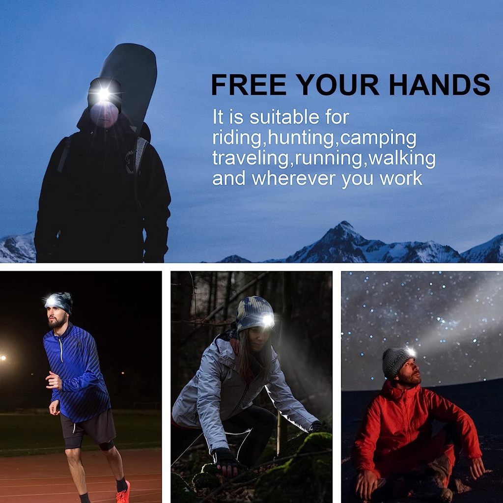 Dual Purpose Unisex 25 LED Hat Headlamp