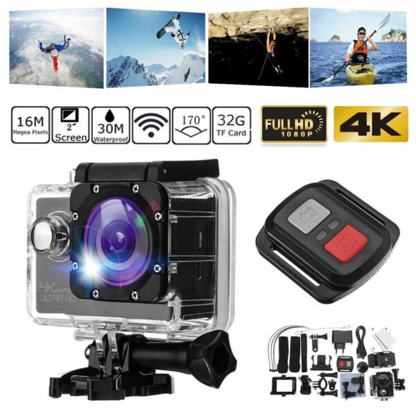 SE030 Wifi Waterproof Sports Full HD 4K Camera