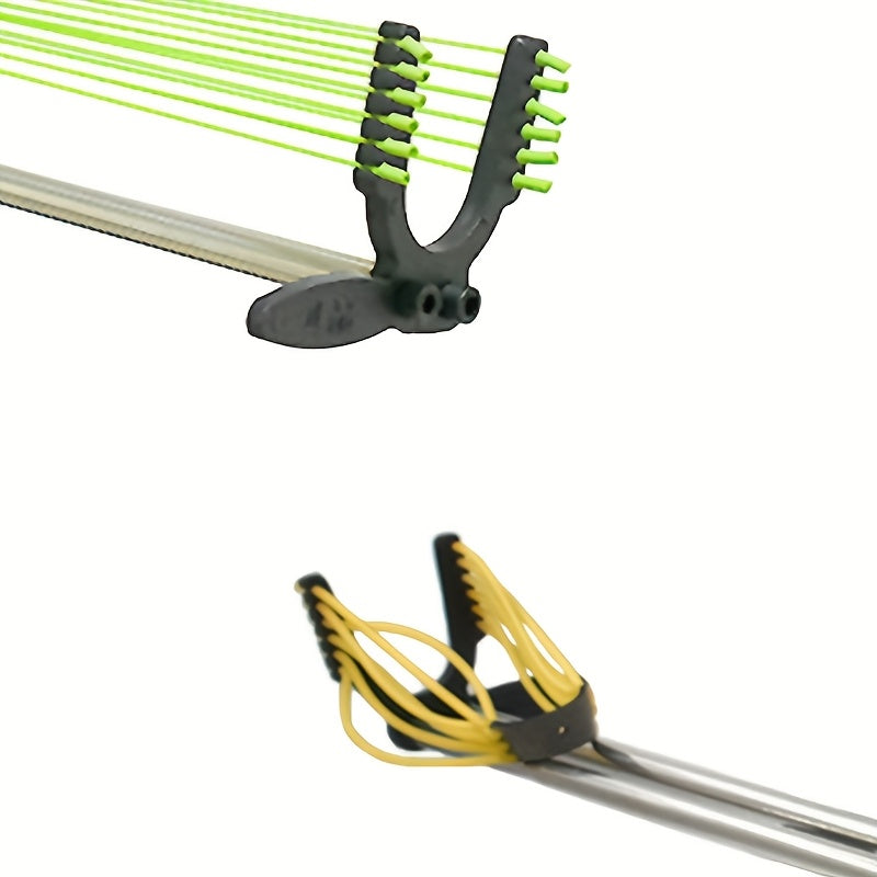 2pcs PIAOYU Outdoor Hunting Accessories with Rubber Band   Sturdy Construction  Ergonomic Design for Precision Shooting & Target Practice  Durable Black Hunting Gear for Men  Hunting Accessories  Sleek Metallic Finish  Robust Construction