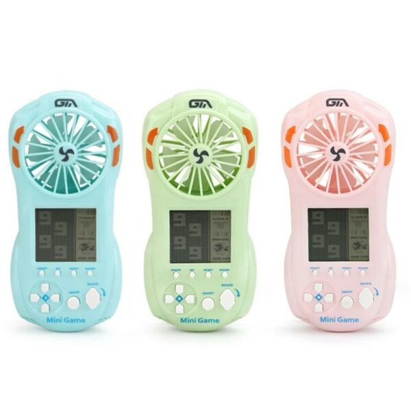 652E Mini Handheld Fan Game Electric Fan Leisure Fan with Electric Game Screen