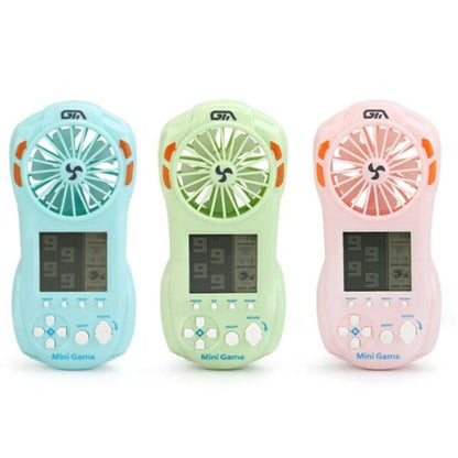 652E Mini Handheld Fan Game Electric Fan Leisure Fan with Electric Game Screen