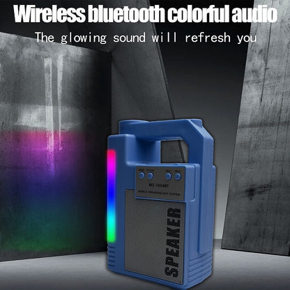 AB-D396 RGB Multimedia Bluetooth Speaker With USB/SD/FM Radio MS-1654BT