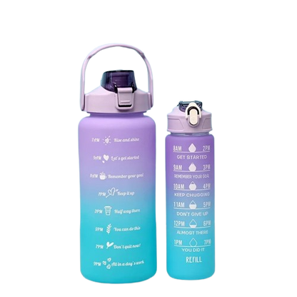 1831530 Set Of 2 Motivational Water Bottle