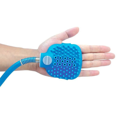 Jahan’s Premium Dog Wash Brush - Sprayer and Scrubber Tool in One - Indoor/Outdoor Dog Washing Supplies - Dog Grooming for Long and Short Haired Dogs and Cats - Dog Washing with Sprayer and Shower
