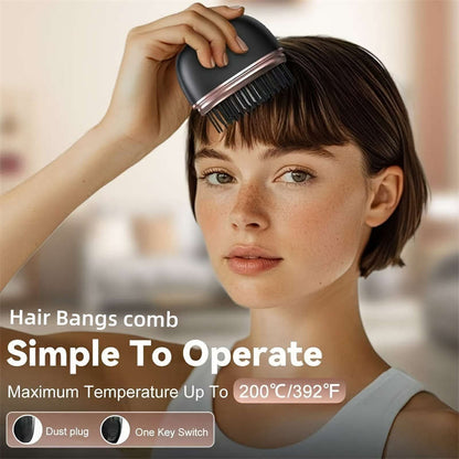 1-Pack Mini Pro Cordless Straightening Brush with Negative Ion Technology