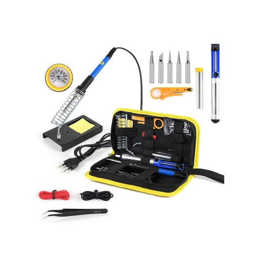 Electric Solder Iron Temperature Adjustable, Soldering Iron Rework Station Kit Handle Heat Pencil, Welding Repair Tools,Soldering Welding Iron