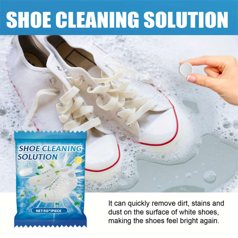 1Pc White Shoe Decontamination Cleaning Tablets