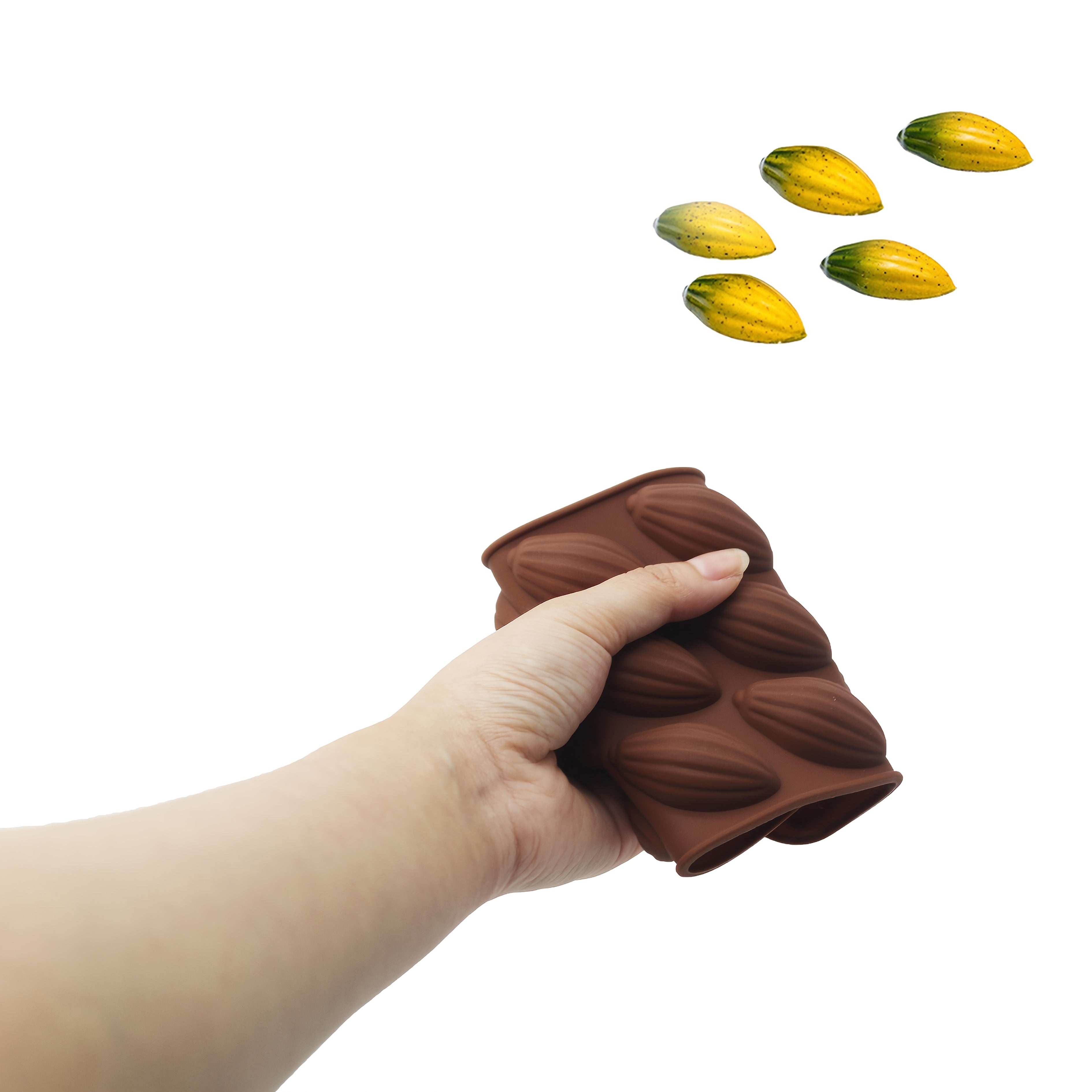 1/2/3pcs Cocoa Fruit Mousse Cake Silicone Baking Pan  Olive Chocolate French Dessert Oval Shape Reusable High Temperature Resistant Food Grade Material  Molds for Chocolate  Chocolate Bar Packaging  Thick Chocolate Mold  Large Chocolate Mold  Mold for Cho