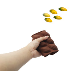 1/2/3pcs Cocoa Fruit Mousse Cake Silicone Baking Pan  Olive Chocolate French Dessert Oval Shape Reusable High Temperature Resistant Food Grade Material  Molds for Chocolate  Chocolate Bar Packaging  Thick Chocolate Mold  Large Chocolate Mold  Mold for Cho