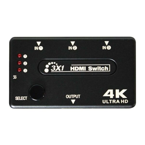 3-Port HDMI Selector 4K Ultra HD