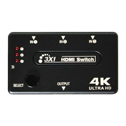 3-Port HDMI Selector 4K Ultra HD