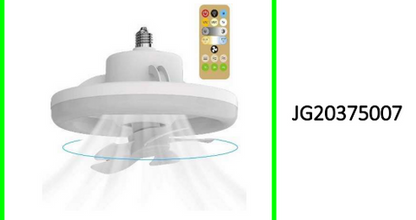 360° Rotating LED Ceiling Fan With  Remote Control E27 Base 30W