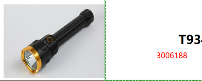 T93 Waterproof Rechargeable Professional Flashlight