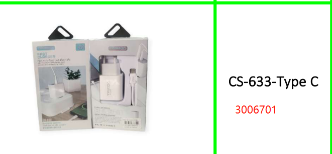 Treqa PD20W+QC3.0 Dual Charger with  Type C Cable