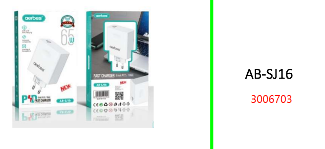 PD 65W Quick Charging Smart Charger