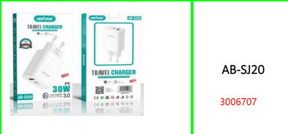 30W PD+QC3.0 USB Smart Travel  Charger