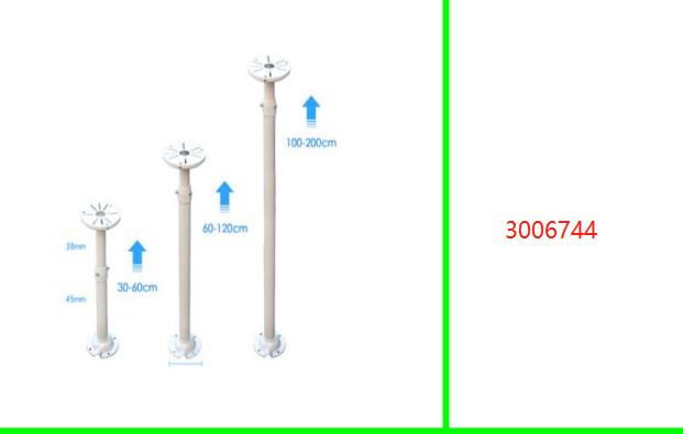 CCTV Adjustable Pole 1-2