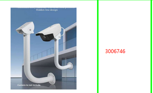 CCTV Wall Mount Adjustable Pole 1m- 2m