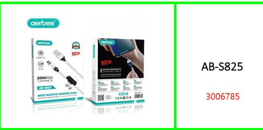 Aerbes Quick Charging Magnetic Cable  3 IN 1 5V 3A 2Meters
