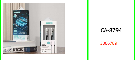 Treqa 36W Type C to Lightning Cable  1M