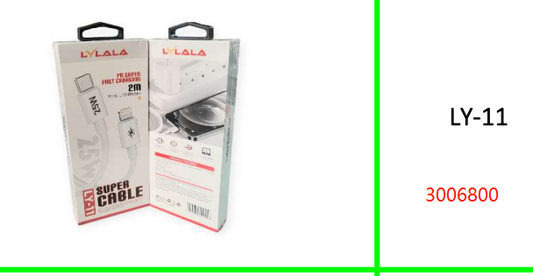 25W PD to Lightning Super Fast  Charging Cable 2M