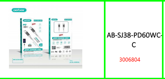 Aerbes 60W 3A PD Cable 1M