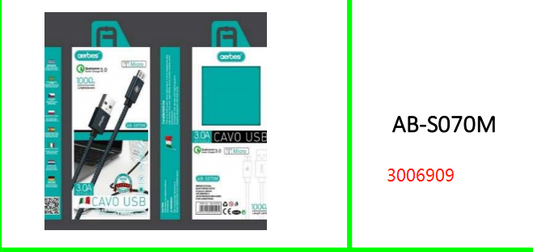 Aerbes Nylon Braided Micro USB Cable  QC3.0 Fast Charging 3.0A 1M