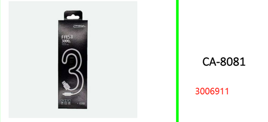 Treqa V8 Micro USB 3.0 Cable 3M