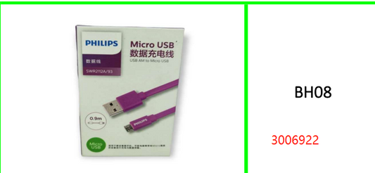 Micro USB 0,9m Cable 2.4A 5V