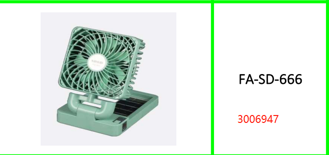 Solar Powered Fan